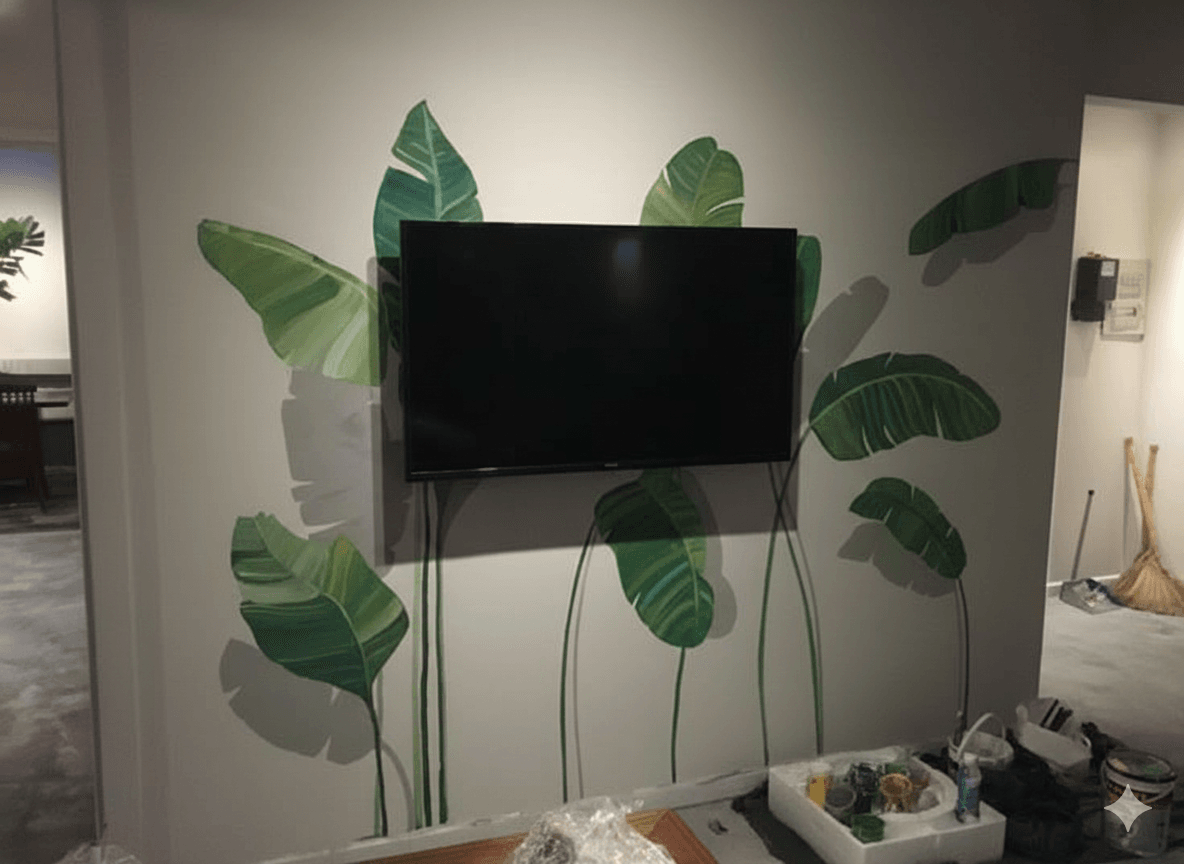 Elegant wall mural for modern home interior in KolkataElegant wall mural for modern home interior in Kolkata